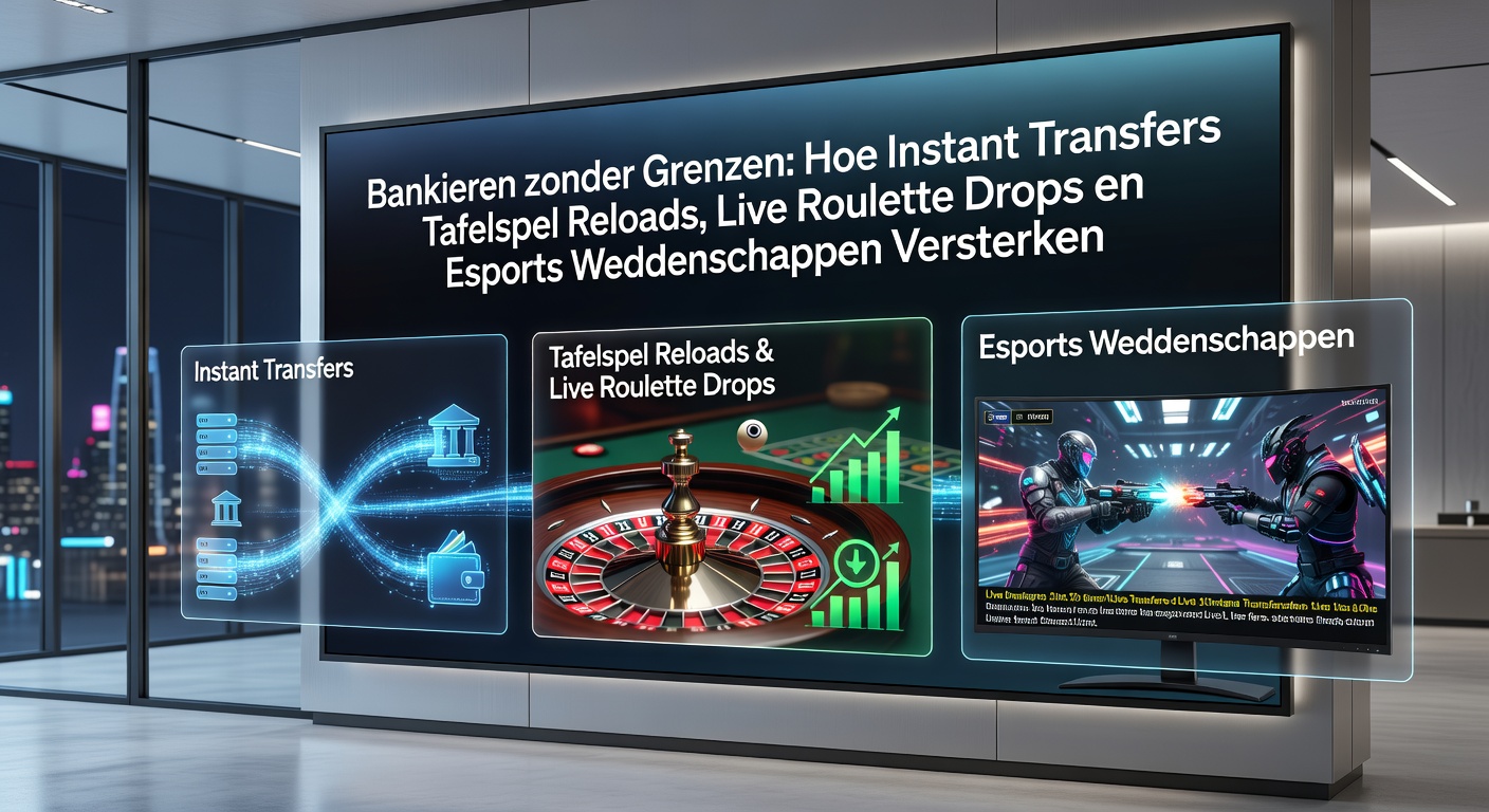 Schermafbeelding van een mobiele app met instant transfer en esports weddenschap in actie, inclusief live roulette elementen
