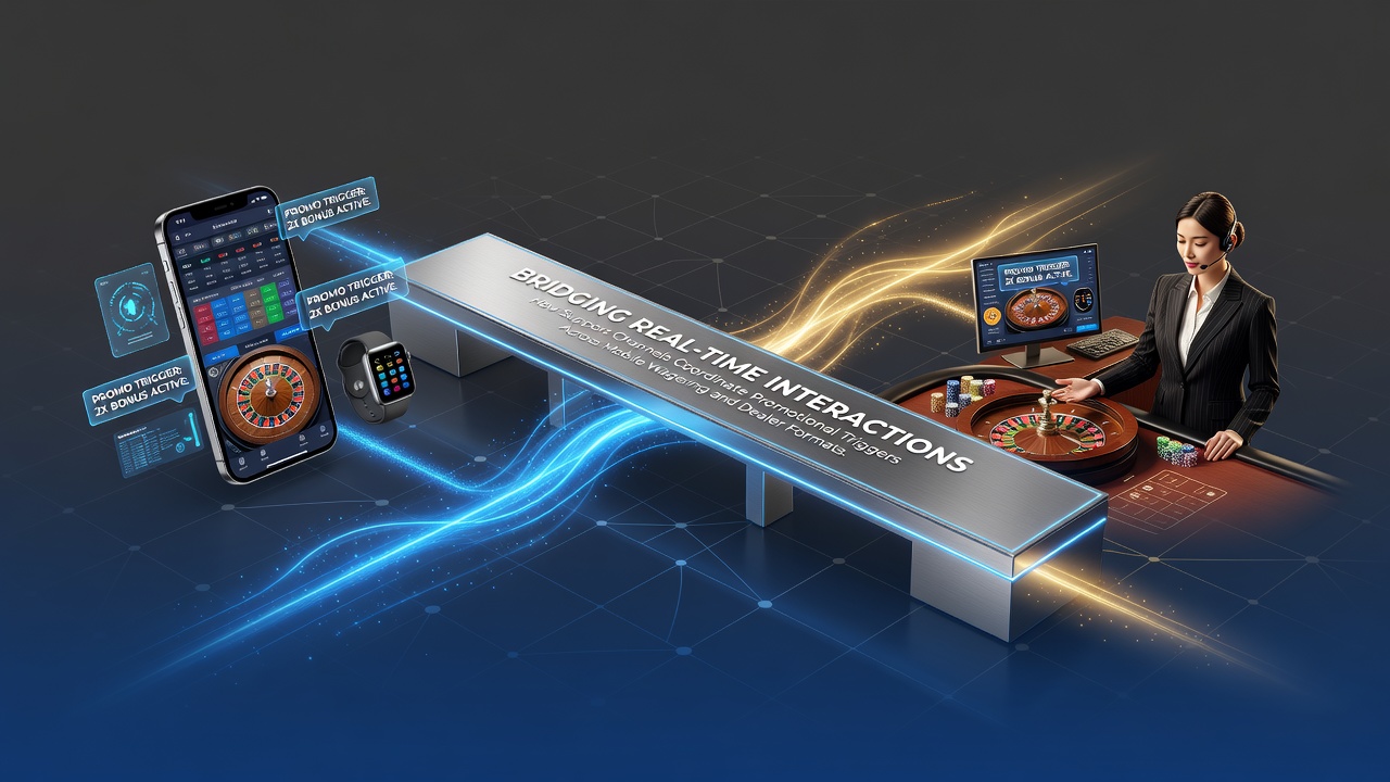 Realtime coördinatie van promoties via supportkanalen in mobiele en live dealer omgevingen