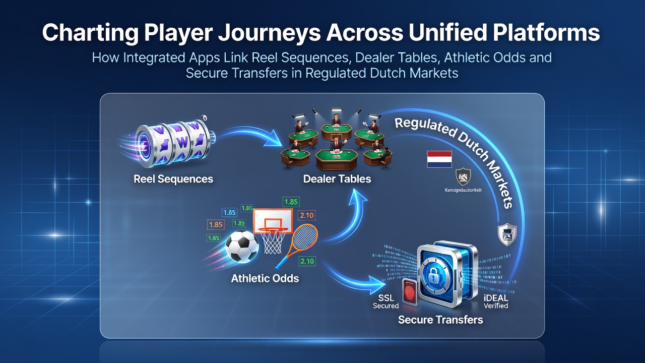 Geïntegreerde app interfaces die slotreeksen, live dealer tafels en sportodds verbinden in Nederlandse platforms