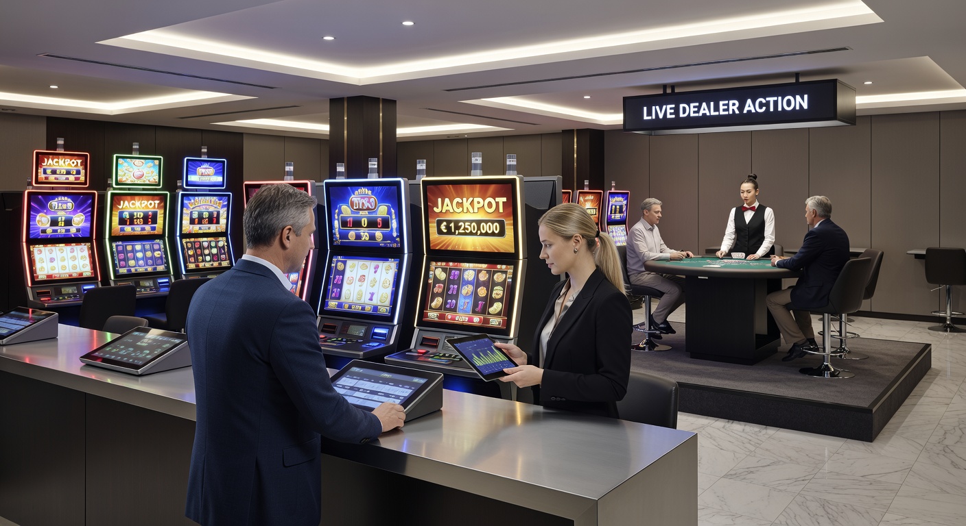 Spelers duiken in de wereld van sportweddenschappen die naadloos overgaan in knallende slot jackpots en live dealer tafels in een Nederlands online casino