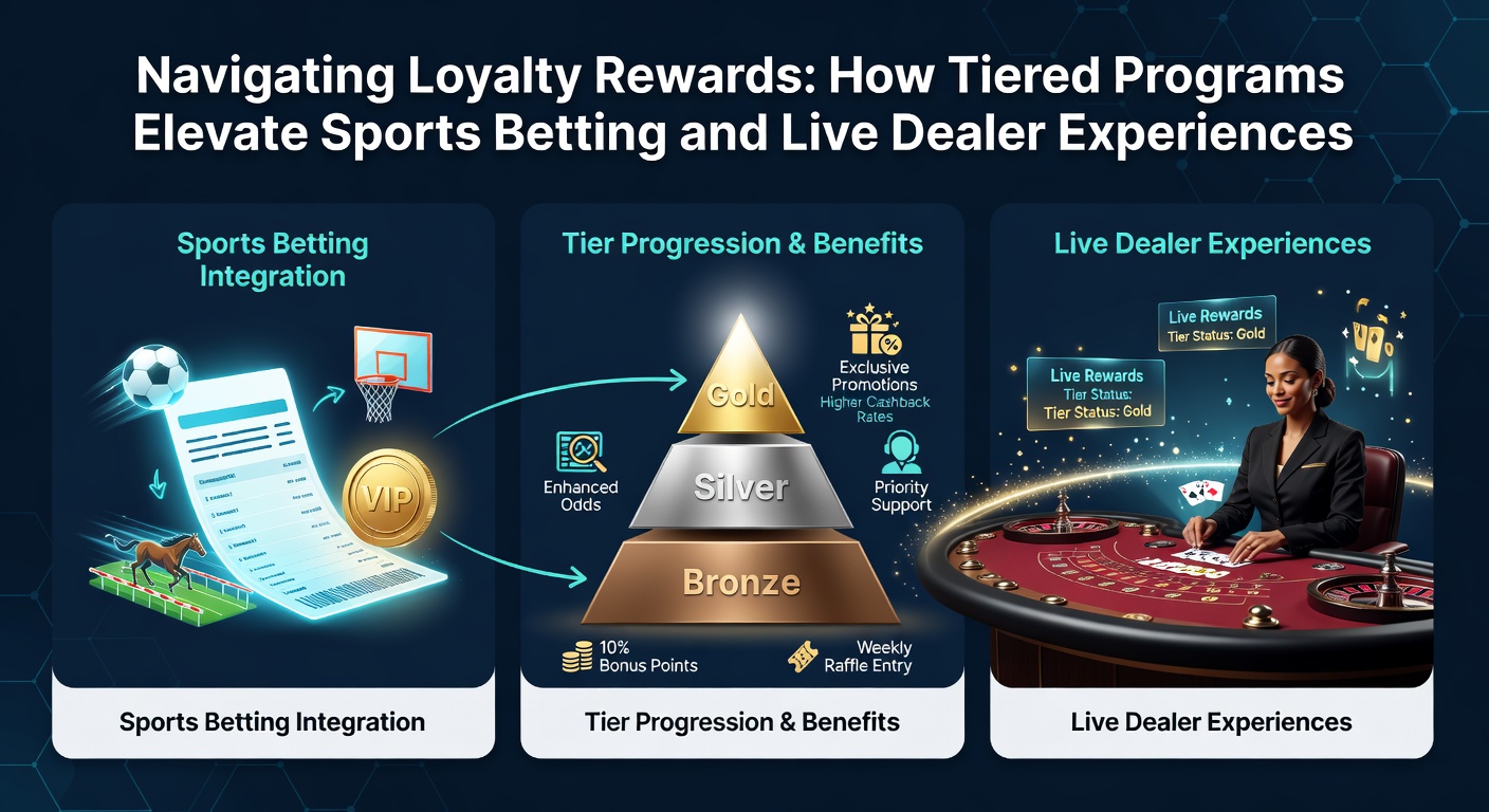 Live dealer tafel met loyale speler die tier-beloningen claimt tijdens een blackjack sessie